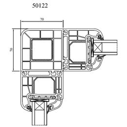 Drutex Iglo 5 Eckverbinder 90° Eckkopplung 50122