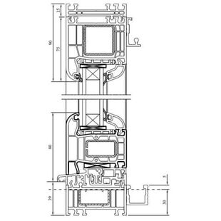 Parallel-kiepschuifpui dorpel, Drutex Iglo 5 Classic