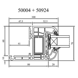 Drutex Iglo 5 Renovationsrahmen 41mm