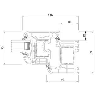 Kunststof profiel Iglo EXT