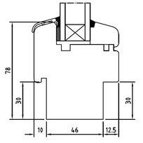 Holzfensterprofil Softline-68 Querschnitt