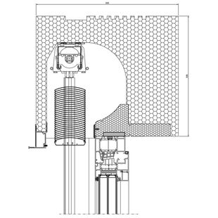Raffstorekasten ZF-S 365 - Rahmen MB