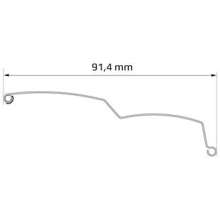 Raffstore Lamelle Z90