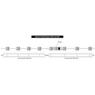Raffstore Verbindung JC90 und JC45 Muster-Beispiel