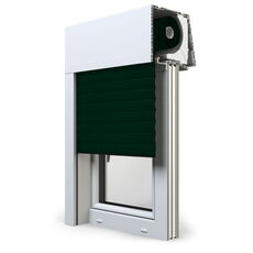 Exte Elite XT Aufsatzrollladen in 17 Tannengrün