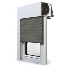 Exte Expert XT Aufsatzrollladen in 34 Quarzgrau