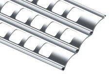 Rollgitter-Lamelle von Krispol - Profil R2 AMZ aus Aluminium mit Rollkasten