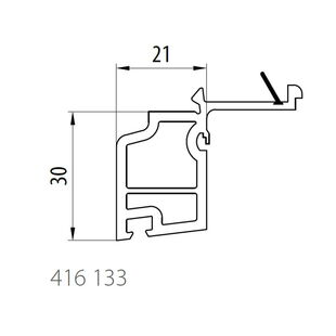 Salamander 416 133 Steinbankanschluss 30mm
