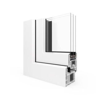 Kunststof kozijnen Salamander bluEvolution 82 Classic-Line – buitenaanzicht