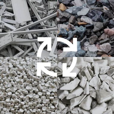 Salamander kunststof kozijnen recyclingproces