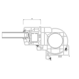 19831-70 - Eckkopplung - 90 Grad variabel