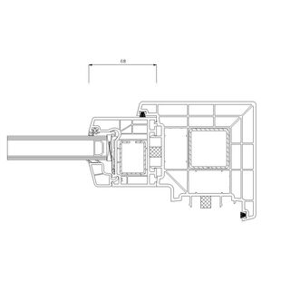 8484 - Eckkopplung - 90 Grad (aussenecke) 120 mm