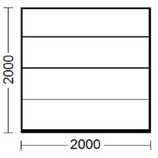 Sektionaltor in Reinweiß RAL-9010