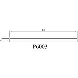 Schemata Flachleiste 60mm Breite