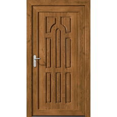 Haustür aus Kunststoff mit Holz-Optik von Eline Classic Modell Oceano