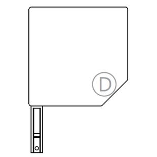 Vorbaurollladen Antrieb Ausgang Typ D Schema