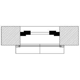 Vorbaurollladen Führungsschienen Position Mauerwerk Schema