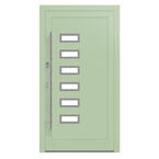 Haustür Weißrün RAL-6019