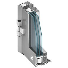 Aluprof profiel MB 104 PASSIVE AERO deur