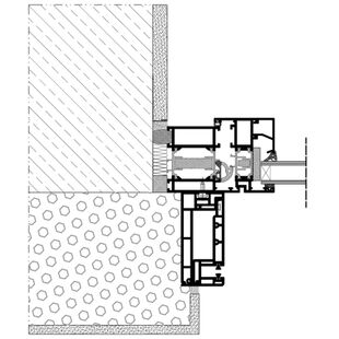 Vorbaurollladen SKB RA Einbaubeispiel 2 Führungsschiene