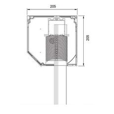 Detailzeichnungen Vorbau-Raffstore Aluprof SKEF 205