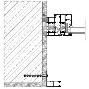 Vorbaurollladen SK Einbaubeispiel 3 Führungsschiene mit Winkel