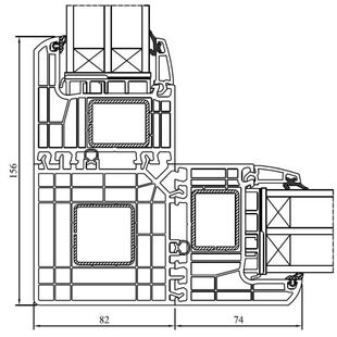 Drutex Iglo Energy Eckverbinder 90° Eckkopplung 70122