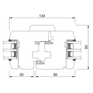 Drutex Softline 78 2-flg. Fenster Dreh + Dreh-Kipp (Stulp)