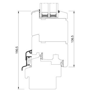 Drutex Softline 88 Balkontür mit Blendrahmen