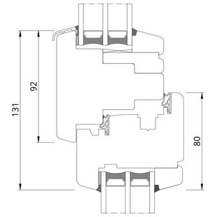 Drutex Softline 88 Fenster Oberlicht Festverglasung Dreh-Kipp