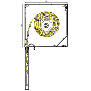 Vorbaurollladen SP 90° mit Kastenhöhe 180mm
