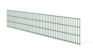 Doppelstabmattenzaun in Grün mit Höhe 630