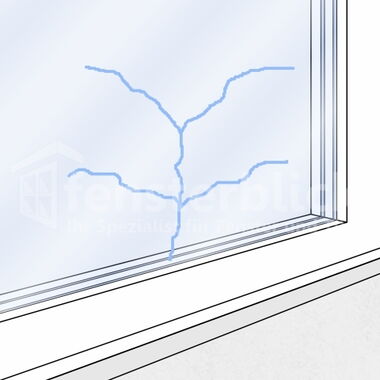 Thermischer Glasbruch