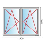 Venstermaat 1900x1500mm