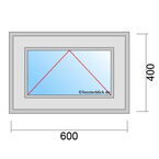 Venstermaas 600x400mm