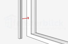 Einbau Rollladen-Führungsschienen montieren
