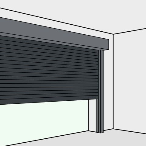 Rolltor in Anthrazit - Prinzip der Öffnung erklärt