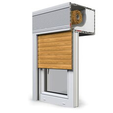 BeClever Aufsatzrollladen Clever Box 07 Holz Hell