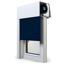 Exte Elite XT Aufsatzrollladen in 18 Stahlblau