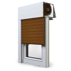 Exte Expert XT Aufsatzrollladen in 30 Golden Oak