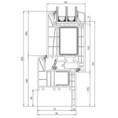 Salamander BlueEvolution 82 renovatiekozijn voor naar binnen openslaande terrasdeuren