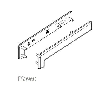 Salamander ES0960 Fensterbank Endkappen