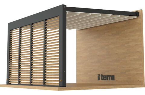 Pergola Terra Cabrio Yer Zubehör bewegliche Lamellen Holz