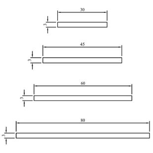 Drutex Flachleisten aus Kunststoff Auswahl