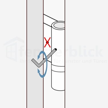 Haustürband einstellen Anpressdruck Variante 2
