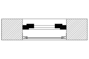Vorbaurollladen Führungsschiene Position Anschlag