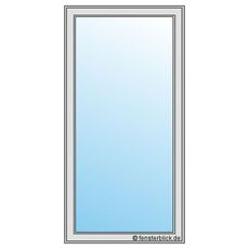 Nebeneingangstür aus Ganzglas