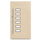 Haustür Hellelfenbein RAL-1015