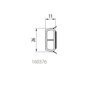 Aluplast 160376 - aufgesetzte Sprossen - 26mm