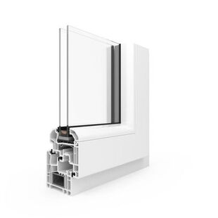 Kunststofffenster Aluplast IDEAL 5000 Round-Line - Ansicht innen